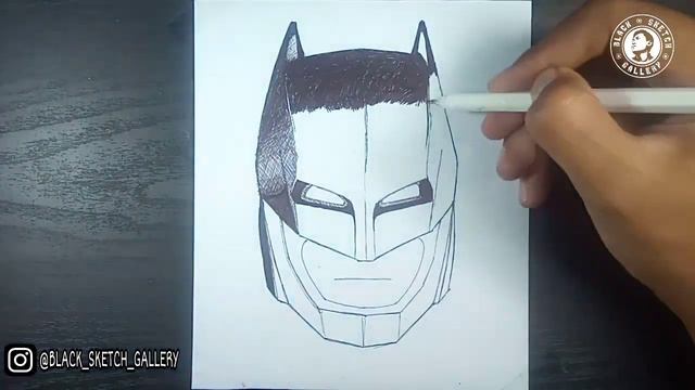 Drawing BATMAN Step By Step - Black Sketch Gallery смотреть онлайн
