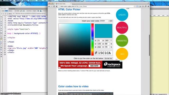 Dreamweaver: HTML Color Codes, A Quick Color Solution смотреть онлайн