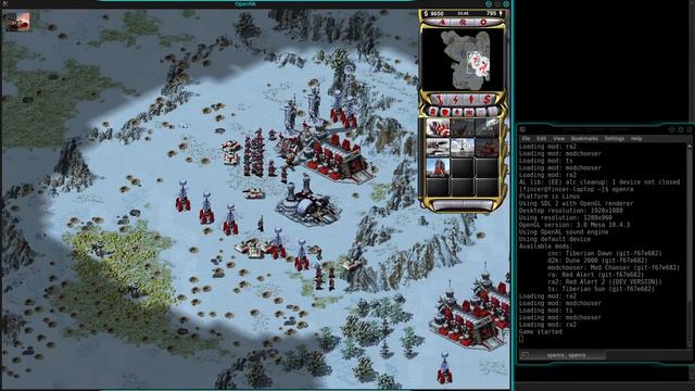 OpenRA - Red Alert 2 Soviet Gameplay (Dev Version, 02.02.2016)