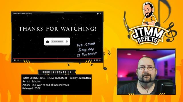 JTMM Reacts to Tommy Johansson - Christmas Truce смотреть онлайн