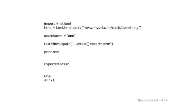 HTML : lxml.html parsing with XPath and variables смотреть онлайн
