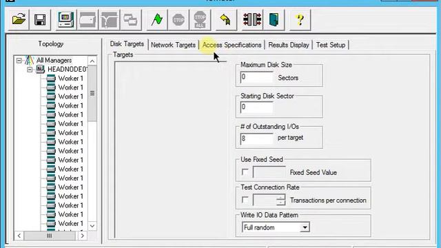 1 Million IOPS - Windows Storage Spaces (iometer)