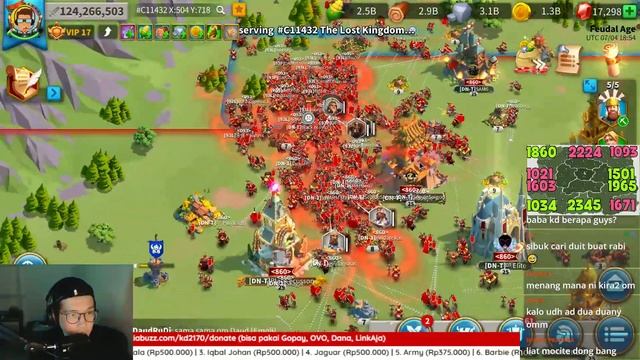 LIVE #2 KINGSLAND WAR KVK OneV 1860 vs 1093 BLACKPINK | JST vs 1846 | Rise Of Kingdoms ROK Indonesi смотреть онлайн