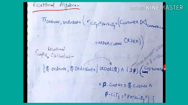 Exam question( to write query using SQL/ relational algebra/tuple /domain calculus -lecture87/DBMS смотреть онлайн