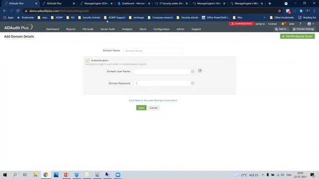 ManageEngine ADAudit Plus product demo смотреть онлайн