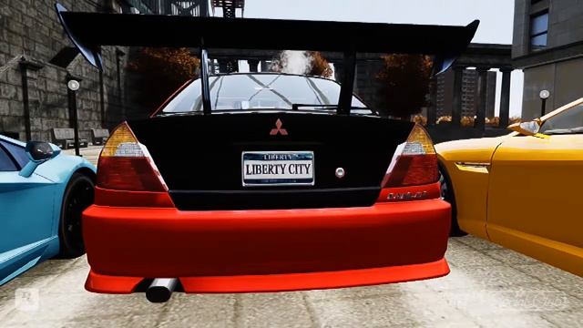 GTA IV Mitsubishi Lancer EVO VI GSR смотреть онлайн