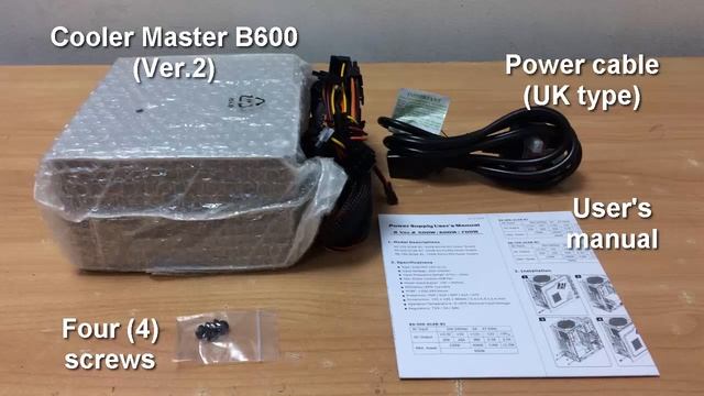 Cooler Master B600 Ver.2 600 Watts Power Supply Unboxing смотреть онлайн