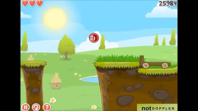 Красный шар 4. Новое прохождение игры. Redball. Красный колобок.