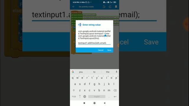 TextInputlayout in Sketchware смотреть онлайн