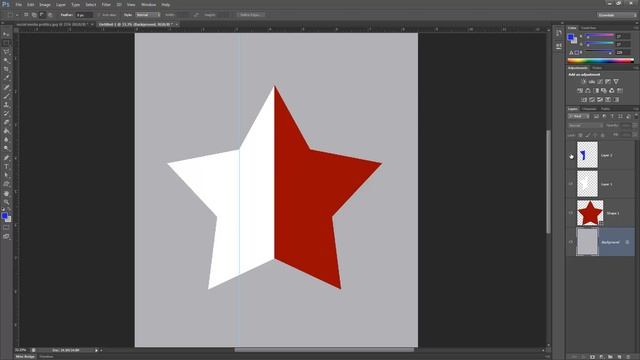 Divided Star Custom Shape Tool смотреть онлайн