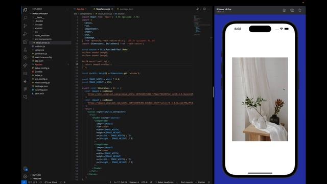 Shader Transitions using React Native Skia in React Native смотреть онлайн