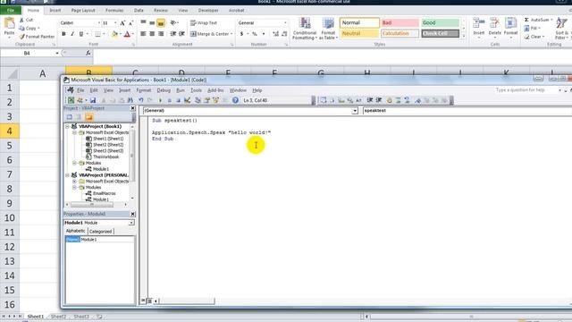 Make Excel Speak and Read Outloud - Excel VBA смотреть онлайн