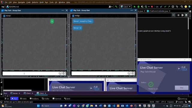 javafx Socket Group Chat смотреть онлайн