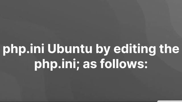 how to increase php memory limit in ubuntu linux смотреть онлайн