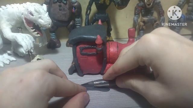 Как слепить Чарльза из пластилина.Из игры Choo-Choo Charles смотреть онлайн