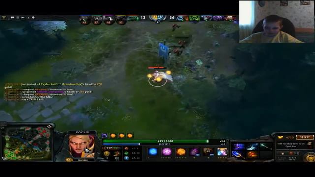 Даже ребёнок может делать Rampage на Инвокере