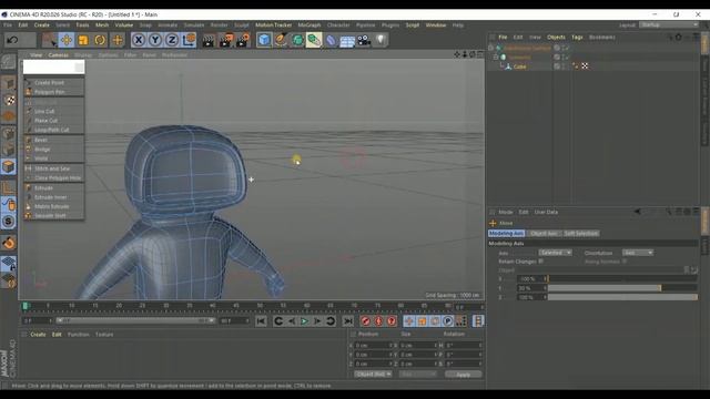 Создание и анимация 3D персонажа | Cinema 4D | Mixamo смотреть онлайн
