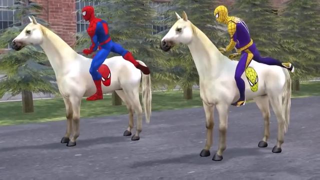 TEAM SPIDER-MAN VS Bad Guy Joker Venom - Challenge Rescue Baby Spiderman from Joker - funny rescue