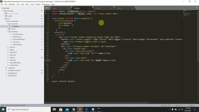 How to configure React Router Example in Hindi смотреть онлайн