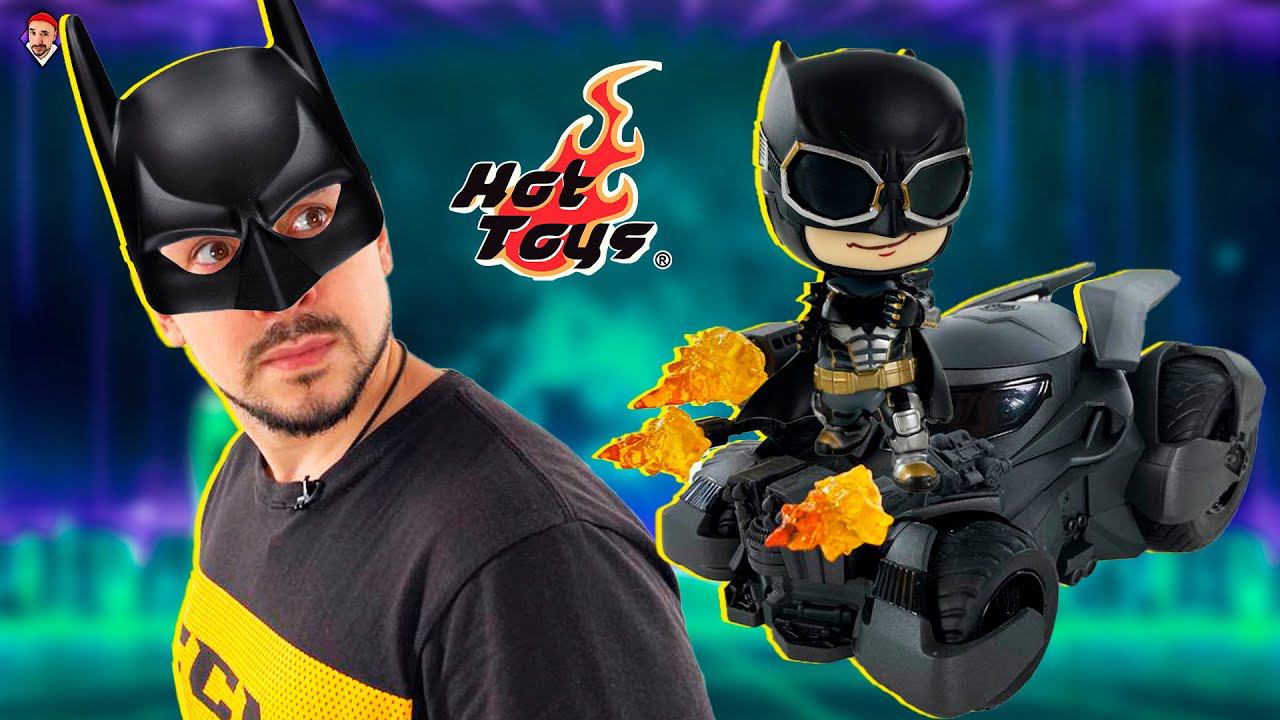 РАСПАКОВКА ФИГУРКИ HOT TOYS - BATMAN WITH BATMOBILE  (COSBABY)! ТОП РОБ ОБЗОР: КОМИКСЫ ПРО БЭТМЕНА!