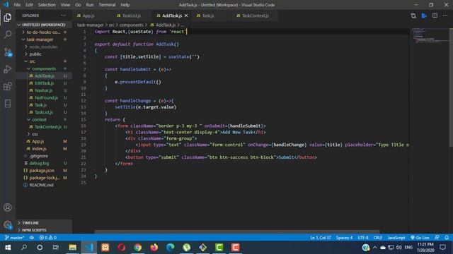 React App - Task Manager List - add new task - 1 (Arabic) смотреть онлайн