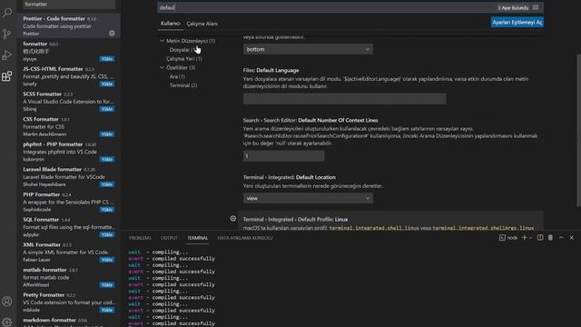 1 Dakikada VSCode Prettier Kurulumu смотреть онлайн