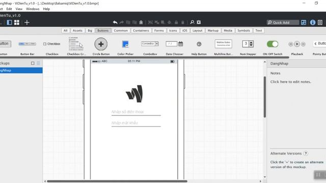 [Hướng dẫn sử dụng Balsamiq từ cơ bản đến nâng cao] Bài 2: Mobile App: Thiết kế màn hình đăng nhập смотреть онлайн
