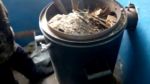 Котел на опилках. Отопление биотопливом. смотреть онлайн