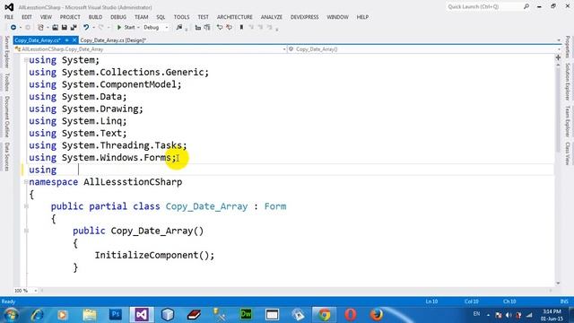 Copy one arraylist to another arraylist in C# NET 2012 смотреть онлайн