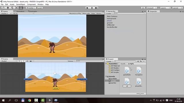 Делаем простую RPG в Unity 5 | #04 смотреть онлайн