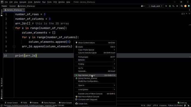 How To Create a Two Dimensional Array in Python? смотреть онлайн