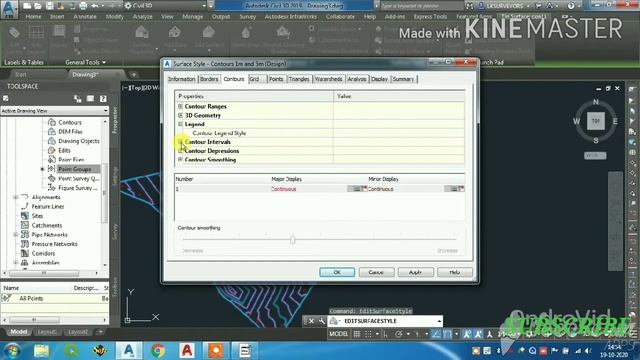 HOW TO DRAW CONTOUR DRAWING IN CIVIL 3D