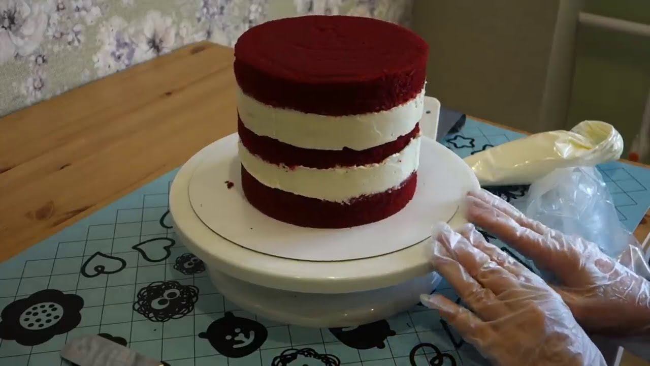Торт КРАСНЫЙ БАРХАТ Собираем и Украшаем Вместе смотреть онлайн
