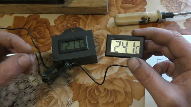 Встраиваемый цифровой термометр с выносным датчиком. Обзор. смотреть онлайн