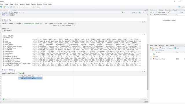 Reading an Excel File into R смотреть онлайн