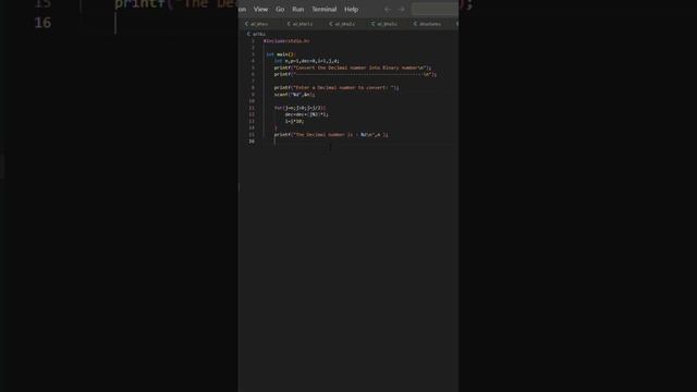Convert Decimal Number into Binary Number in C Language Very interesting Program смотреть онлайн