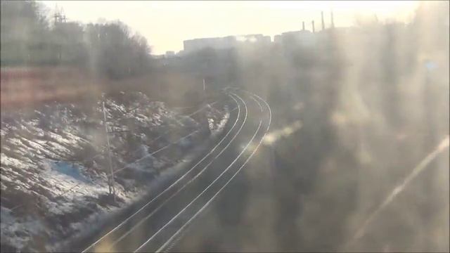 Поездка в салоне ЭМ2-005 (Чертаново-Бирюлёво) МЖД. смотреть онлайн
