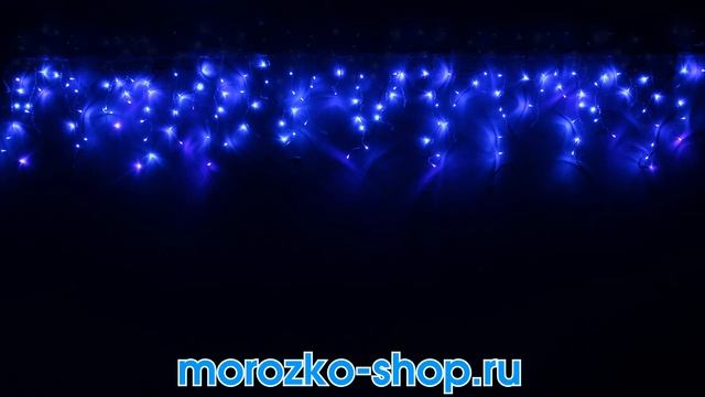 БАХРОМА 150 синих LED, мерцающие, коннектор 3,1х0,5м, ip44, прозр. пр., Beauty Led PIL150BL-10-2B смотреть онлайн