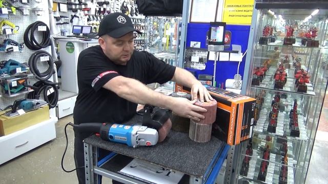 Обзор щеточной шлифмашины Sturm AG1014P