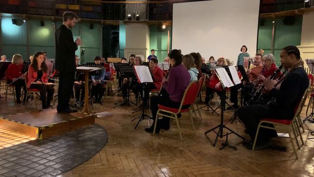 East London Community Band (ELCB) performing Tarantella by Zoe Hallsworth for CoMA смотреть онлайн
