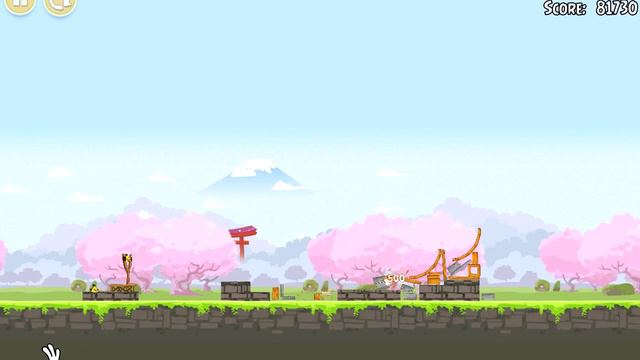 Angry Birds Seasons. Cherry Blossom (level 1-3) 3 stars Прохождение от SAFa смотреть онлайн