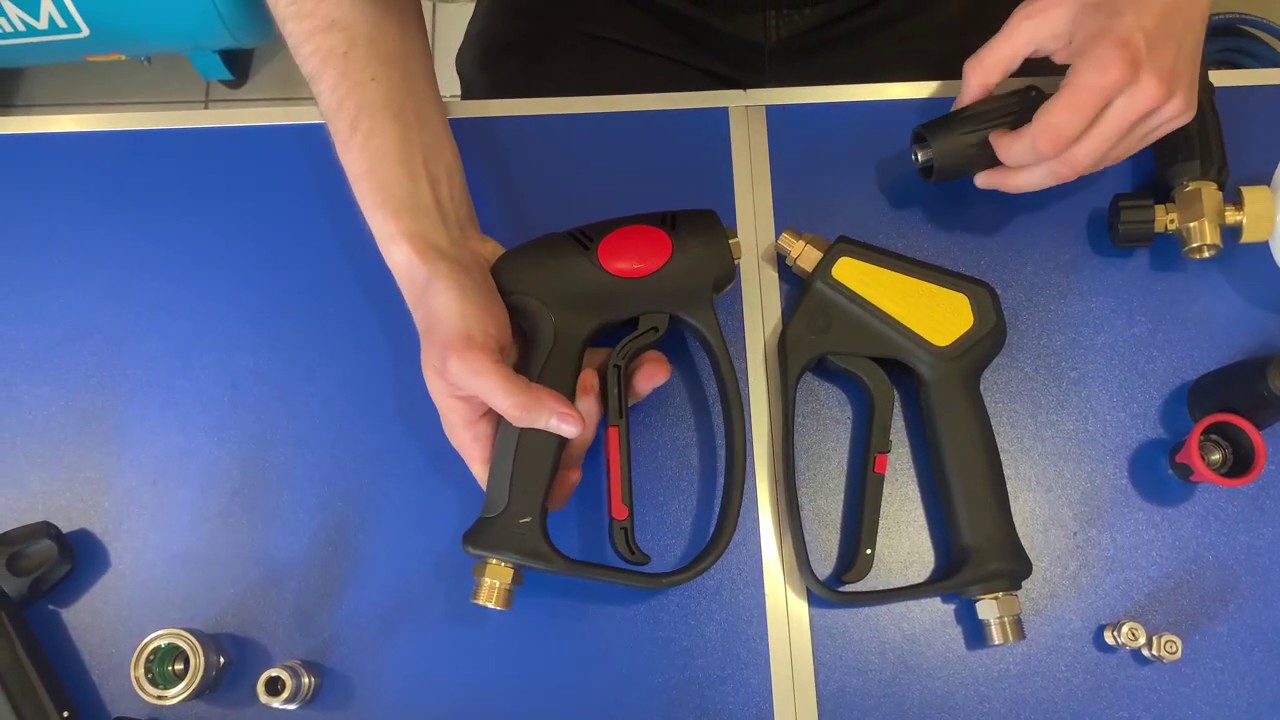 Шланги, пистолеты, копья, пенники для моек высокого давления. Обзор аксессуаров! смотреть онлайн