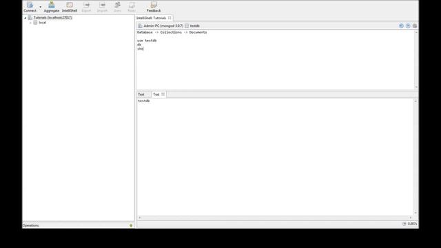 MongoDB Tutorial for Beginners - 3 - Create/Drop Database смотреть онлайн