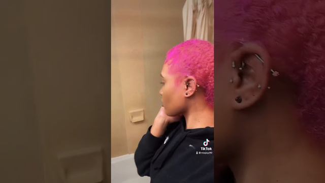 Dying My Short Natural Hair|Pink Petal and Soft Lavender смотреть онлайн