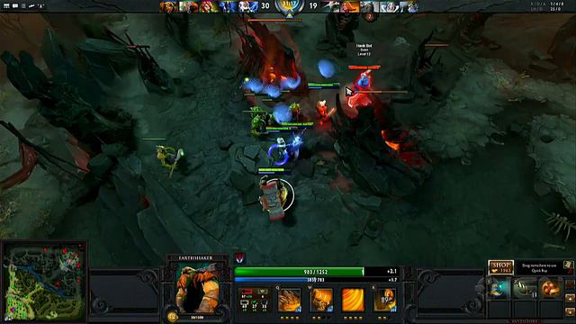 DotA 2 - Earthshaker Commentary смотреть онлайн