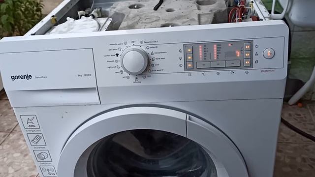 Test mod program washing machine Gorenje Sensocare смотреть онлайн