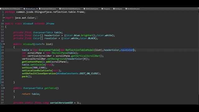Crear un JTable PERSONALIZADO y DINAMICO con java usando REFLECTION y ANOTACIONES | parte 1 смотреть онлайн