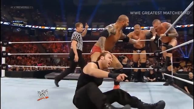 Roman Reigns vs Batista HHH Randy Orton tag team full match WWE 2017 | wwe top fight 2018 смотреть онлайн