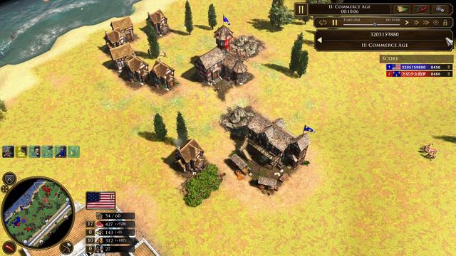 Age of Empires 3- USA Vs France | 3205159880 Vs 万亿少女的梦 | Aoe3 DE | Definitive Edition смотреть онлайн