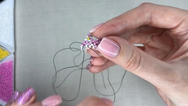 Фигурка My Melody из бисера в технике крестик Diy смотреть онлайн